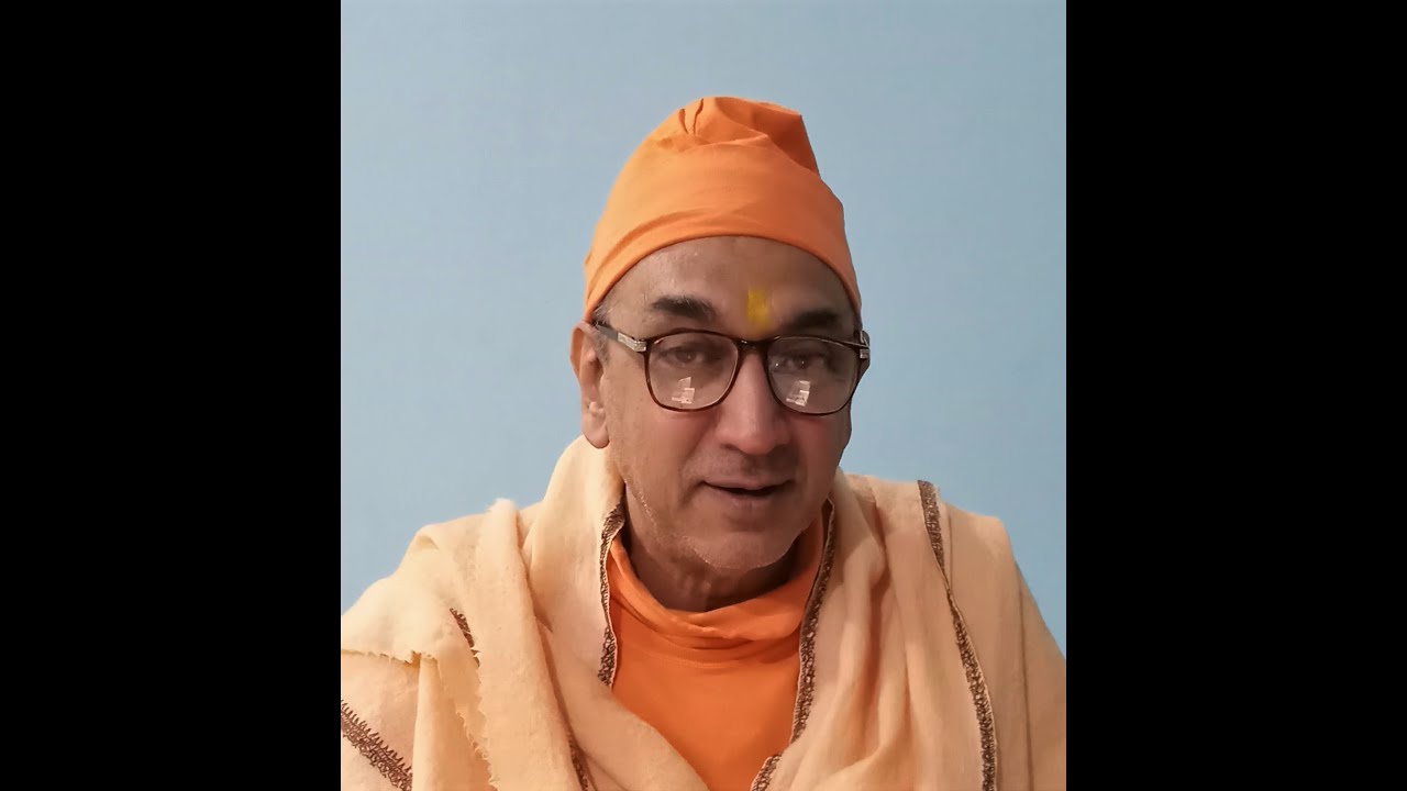 Swami Sarvaganandaji  at  AmritBela Mandir Program 2006