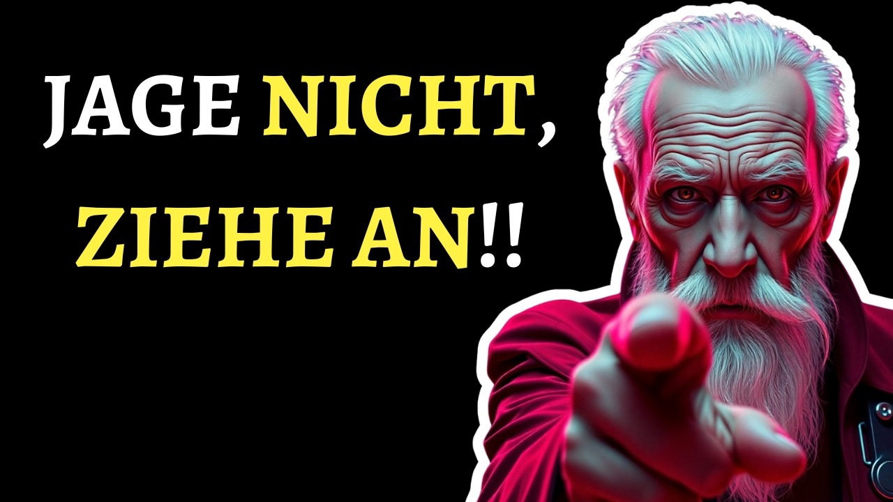 Jage nicht, ziehe an – Was zu dir gehört, wird dich einfach finden | Stoic Kraft