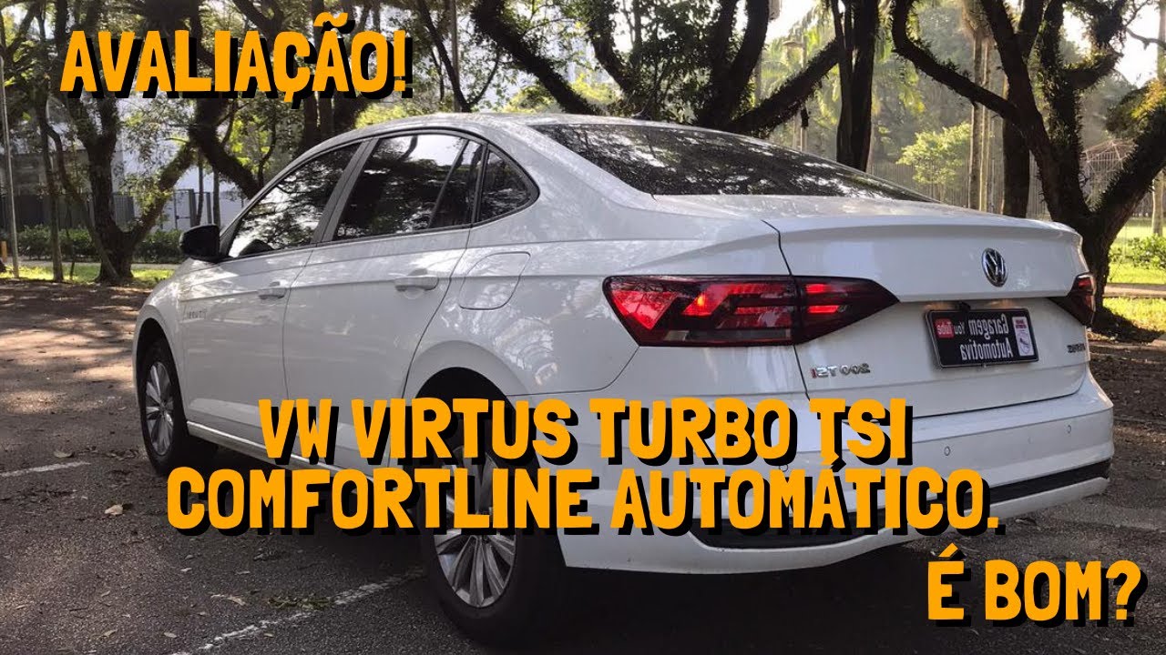 AVALIAÇÃO DO VIRTUS COMFORTLINE 1.0 TURBO 200 TSI - AUTOMÁTICO, VALE A PENA?🔥