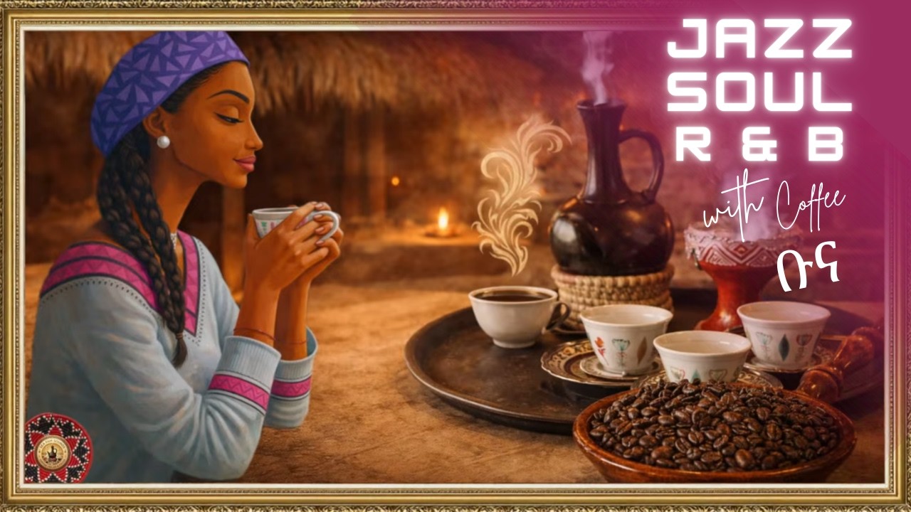 Coffee Ceremony with beautiful and Relaxing Instrumental Ambience, Traditional Jebena Coffee