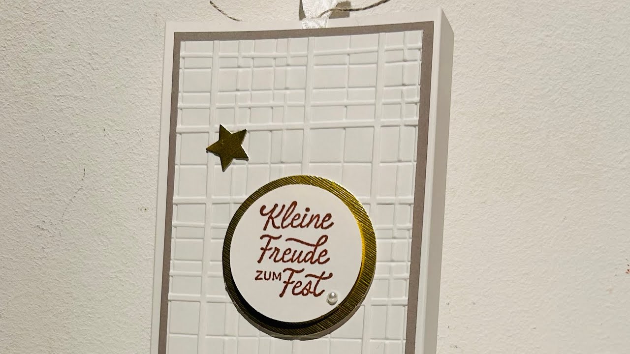 Schokoladen-Zieh-Verpackung mit @stampinup Produkten