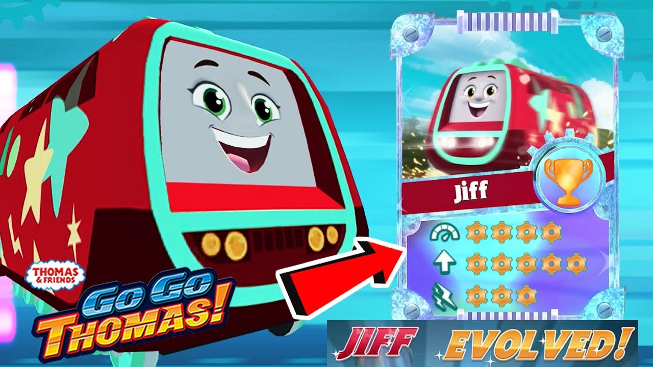 Thomas & Friends: Go Go Thomas - ⭐⭐⭐Jiff Evolved to Superstar Racer/Diamond Racer !⭐⭐⭐