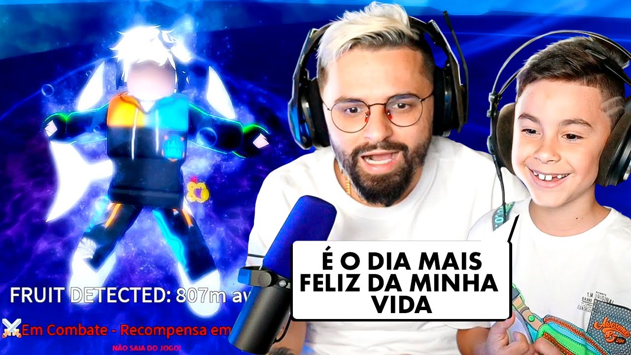 ÚLTIMO DIA DO ANO PEGANDO a PRIMEIRA V4 de UMA CRIANÇA no... Blox Fruits