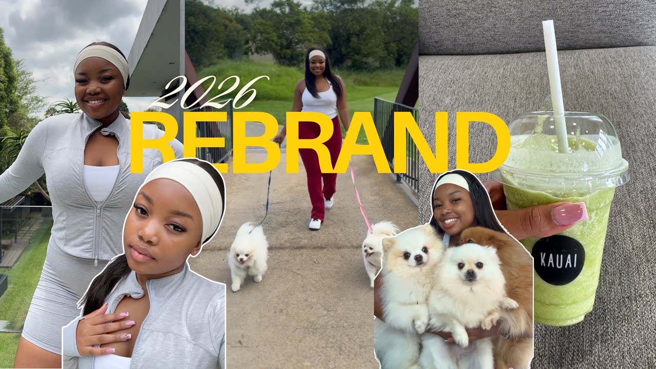 NEW YEAR, BETTER ME| 2026 Rebrand: Vision board, gym, productivity & more