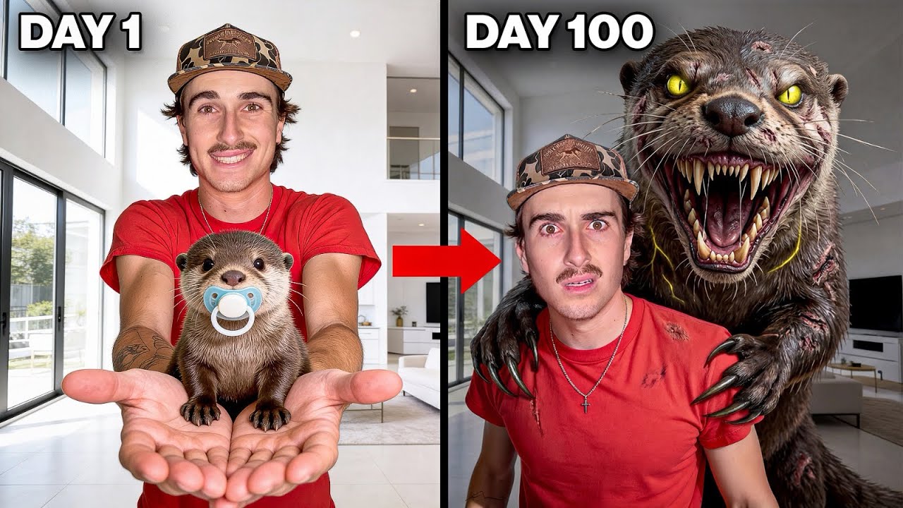 I Raised a Baby Otter (100 Day Evolution) 