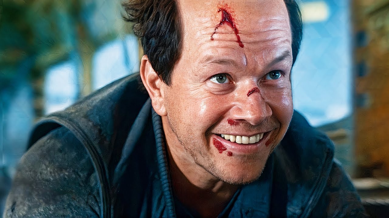 Flight Risk (2025) - Plane fight. Mark Wahlberg, Michelle Dockery, Topher Grace
