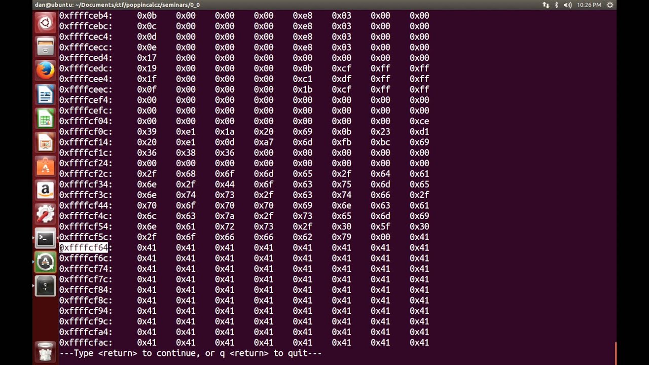 Buffer overflow (off by 1) exploit