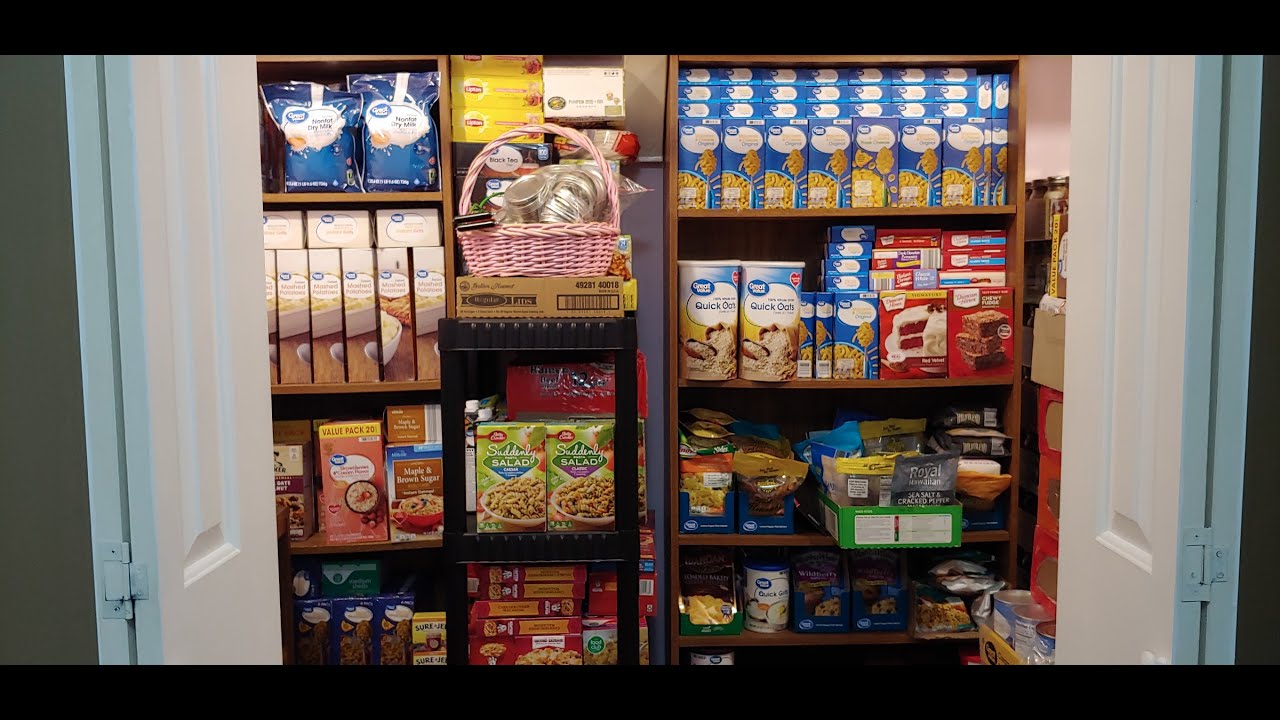 Prepper Pantry Tour | Whats Inside My Prepper Pantry | Prepping 2021 | Emergency Food Stockpile