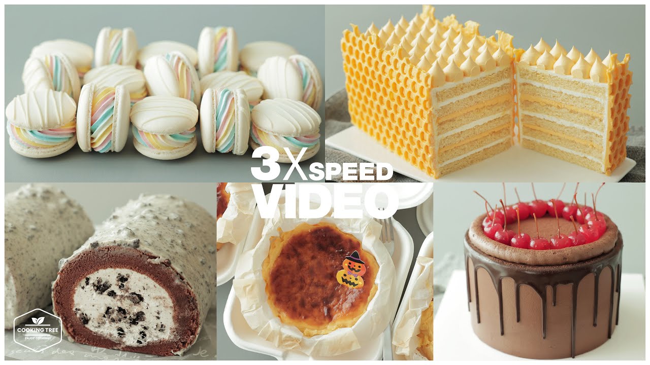 #55 영상 3배속으로 몰아보기 : 3x Speed Video | 4K | Cooking tree