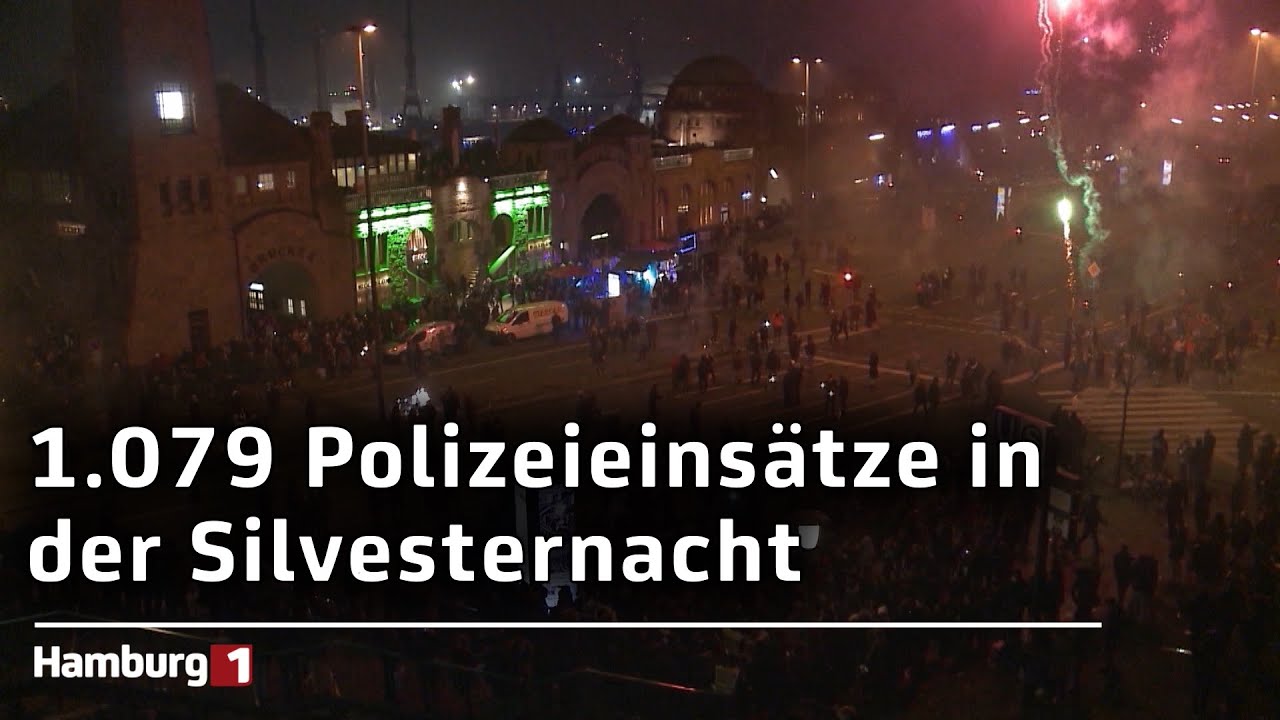 Silvesternacht in Hamburg: Tödlicher Böllerunfall und verletzte Beamte