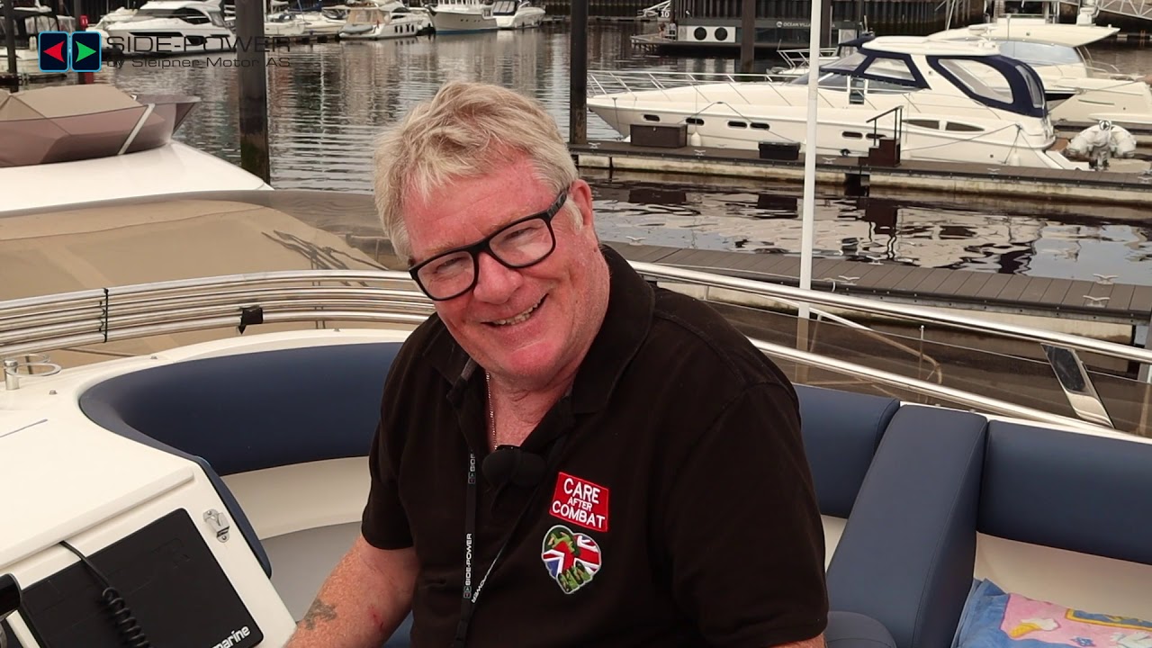 Jim Davidson upgrades his thruster system on his Princess 61 yacht