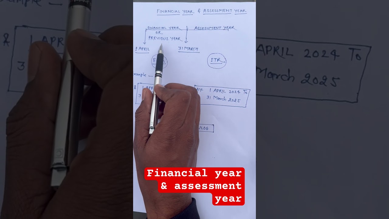 Difference between Financial year & assessment year. #taxpolicy #tax #canonprinter #directtax