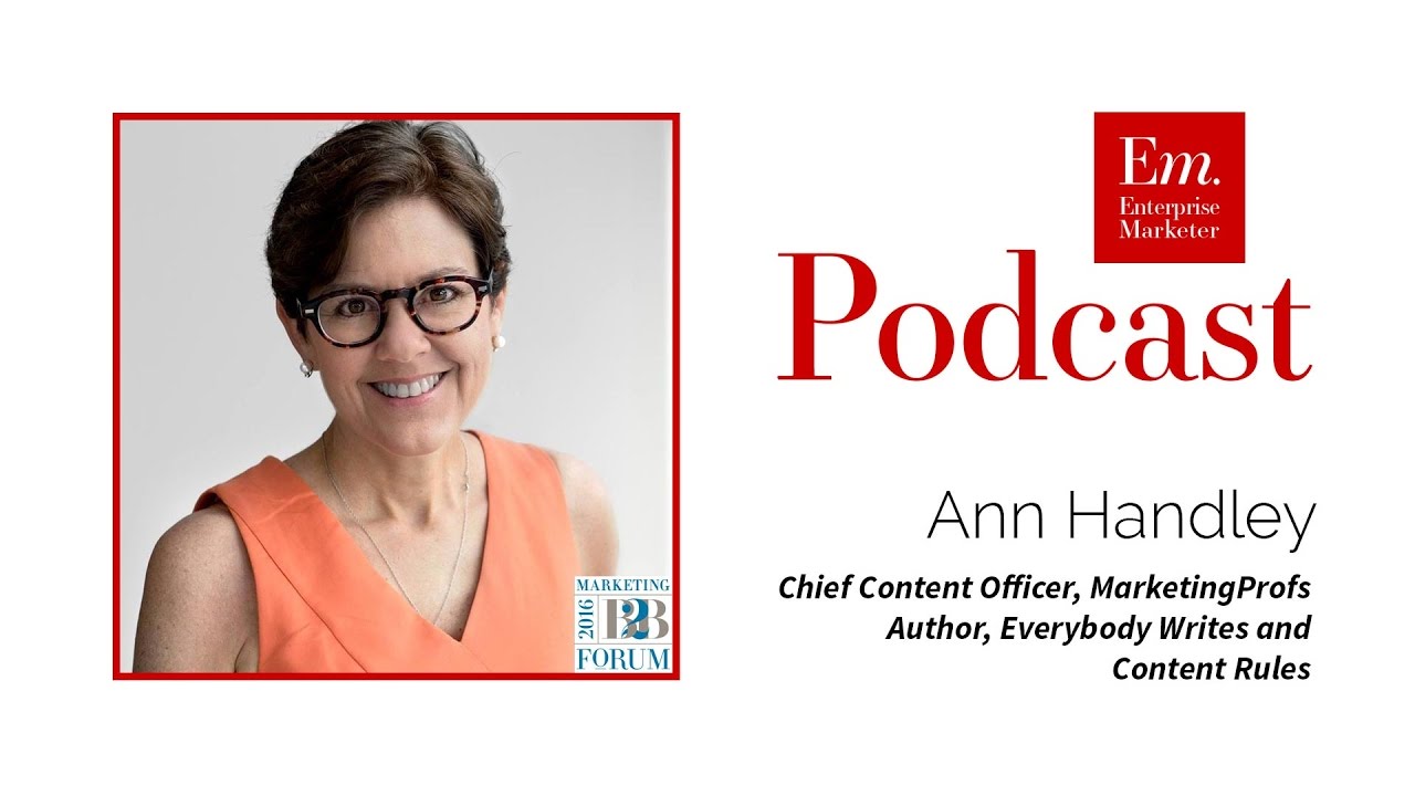 Ann Handley on Everybody Writes and Slow Marketing
