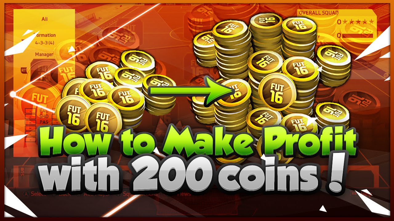 FIFA 16: HOW TO MAKE PROFIT WITH 200 COINS!!