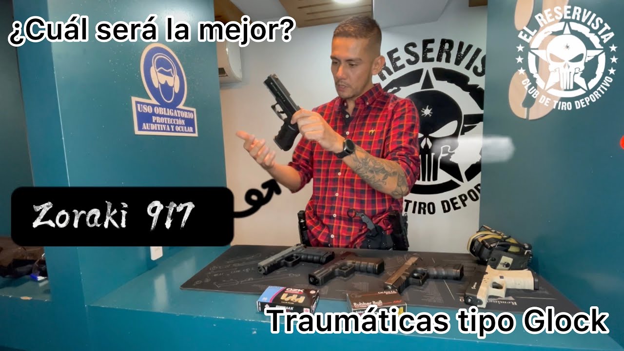 Armas traumáticas tipo Glock ¿Cuál es la mejor? 🤔