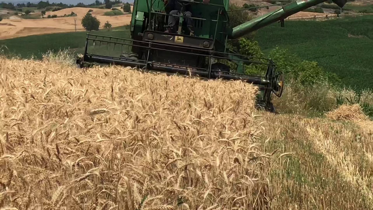 John deere 955 ile 2020 Adana buğday sezonu.(FULL HD)