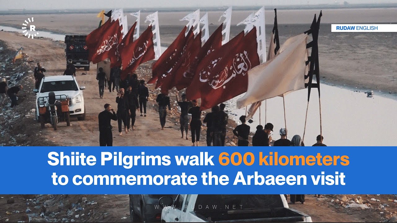 Shiite Pilgrims walk 600 kilometers to commemorate the Arbaeen visit