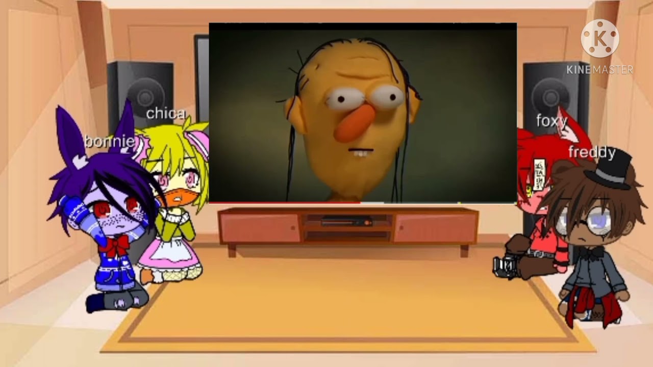 fnaf react to film theory the lore of dhmis