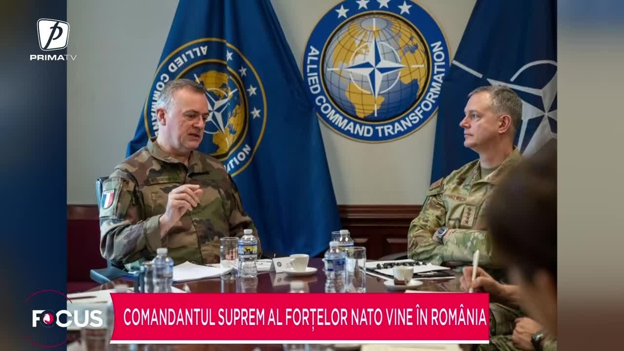 Comandantul suprem al forțelor NATO vine în România
