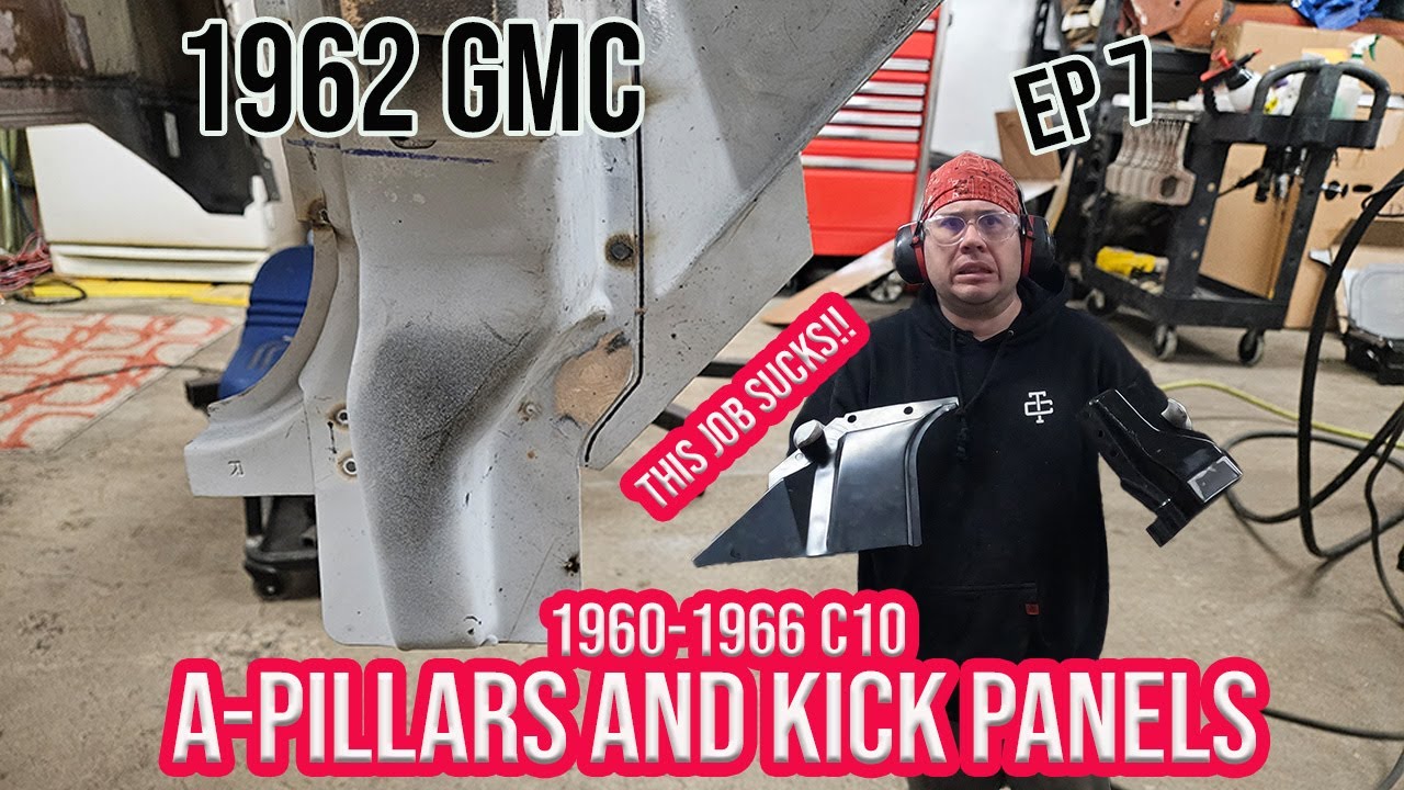 1962 GMC EP7 // C10 A Pillar and Kick Panel repair