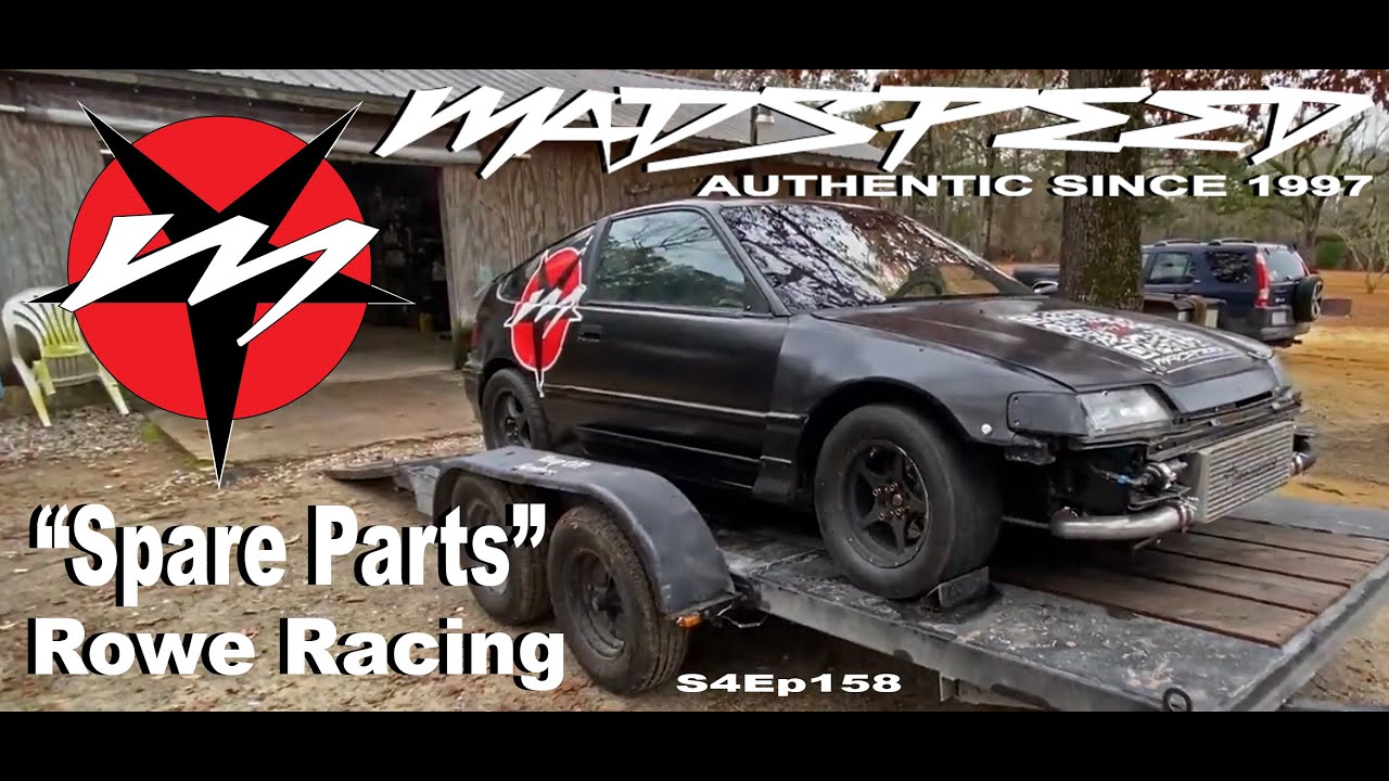 Выхлопная труба с капота для запчастей, 89 CRX Si, бюджетный дрэг-кар, Madspeed S4Ep158