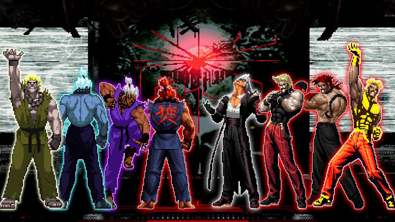 Akuma Team VS Rugal Team | .M.U.G.E.N.