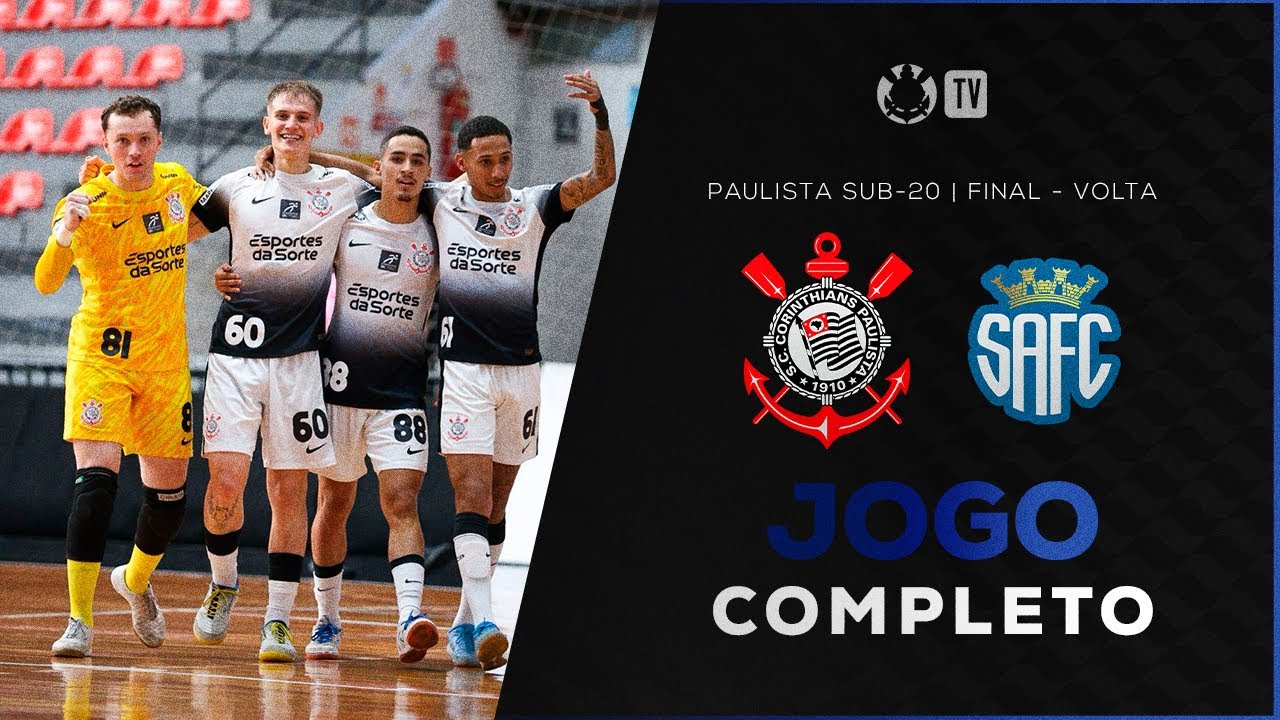 JOGO COMPLETO: CORINTHIANS 3 X 3 SANTO ANDRÉ | PAULISTA DE FUTSAL SUB-20 | FINAL - VOLTA