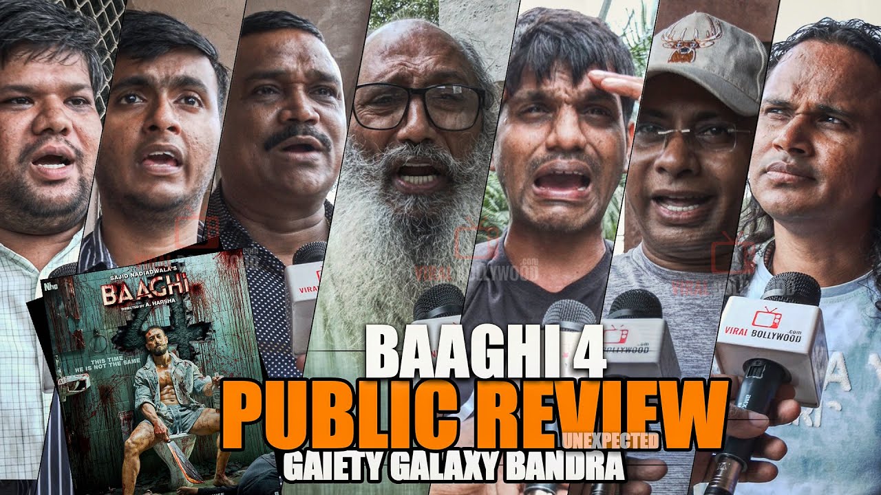 Baaghi 4 | Public Unexpected Review | Gaiety Galaxy Bandra | Tiger Shroff, Sanjay Dutt