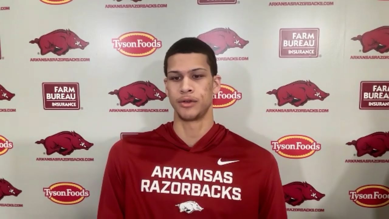 Trevon Brazile on Senior Night at Bud Walton, previews Wednesday's matchup vs. Texas