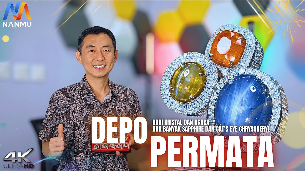 BODY KACA DAN KRISTAL‼️PROMO KALI INI ADA BANYAK PERMATA SAPPHIRE DAN CAT'S EYE CHRYSOBERYL
