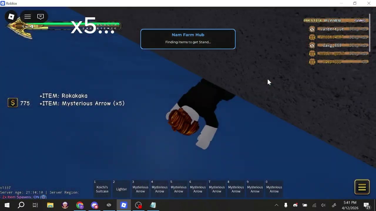YBA Script | Your Bizarre Adventure Script | Auto Farm Prestige ( Kaitun Script ) | NFH