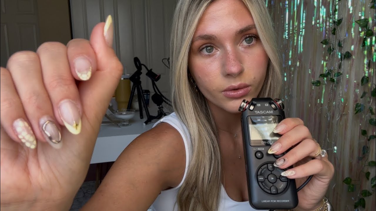 ASMR| All About My Nails (Over Explaining, Tracing, Clicky Whisper Ramble)