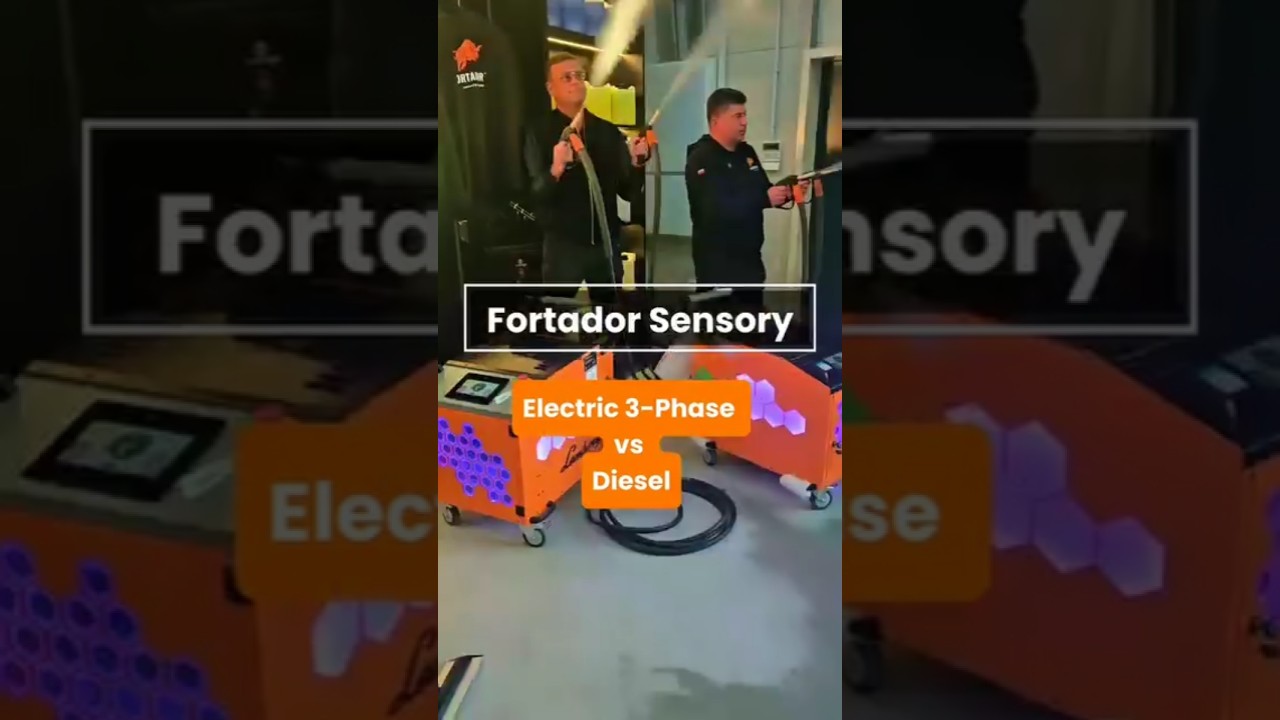 Fortador Sensory 3-Phase vs Diesel #automobile #professionalcleaning