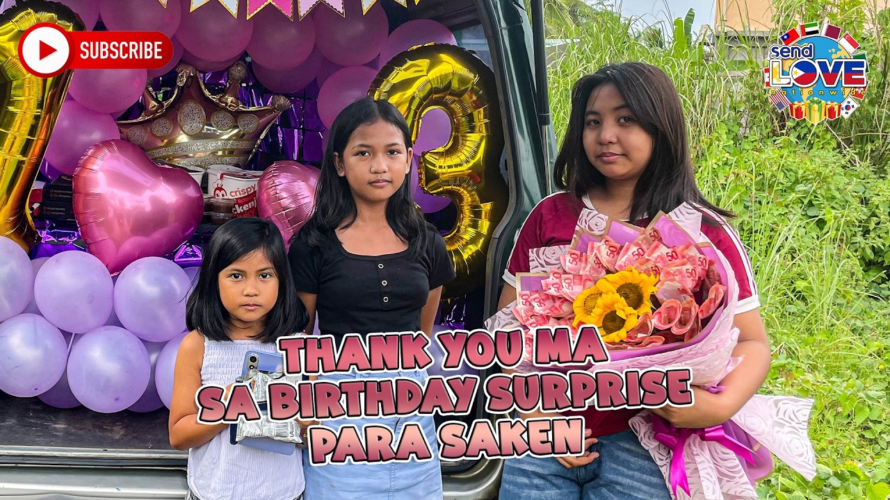 Thank you ma sa birthday surprise para saken