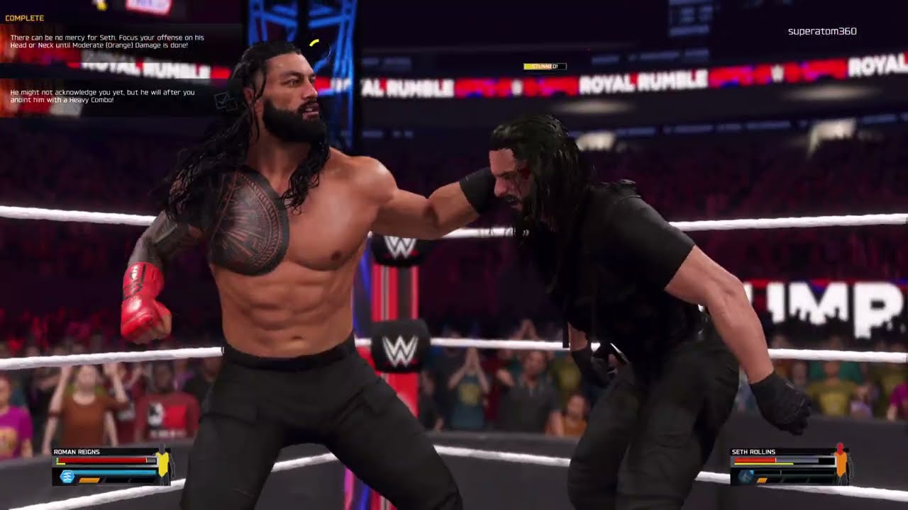 WWE 2K25 Seth Vs Roman
