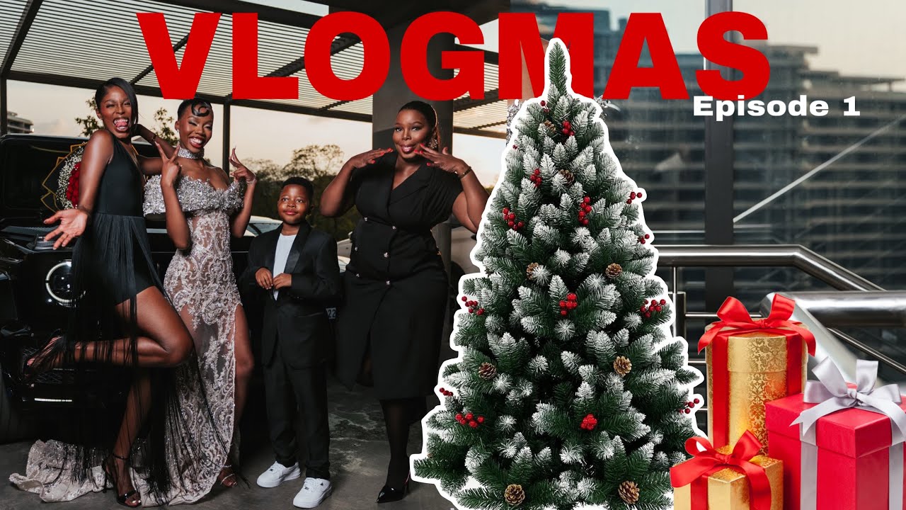 VLOGMAS EP1: Покупка рождественской елки, большая распаковка покупок и выпускной бал моей сестры