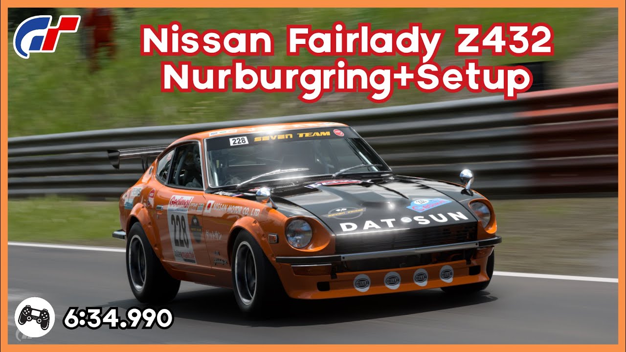 GT7 | Nissan Fairlady Z432 Nurburgring 6:34.990 | Lap + Setup