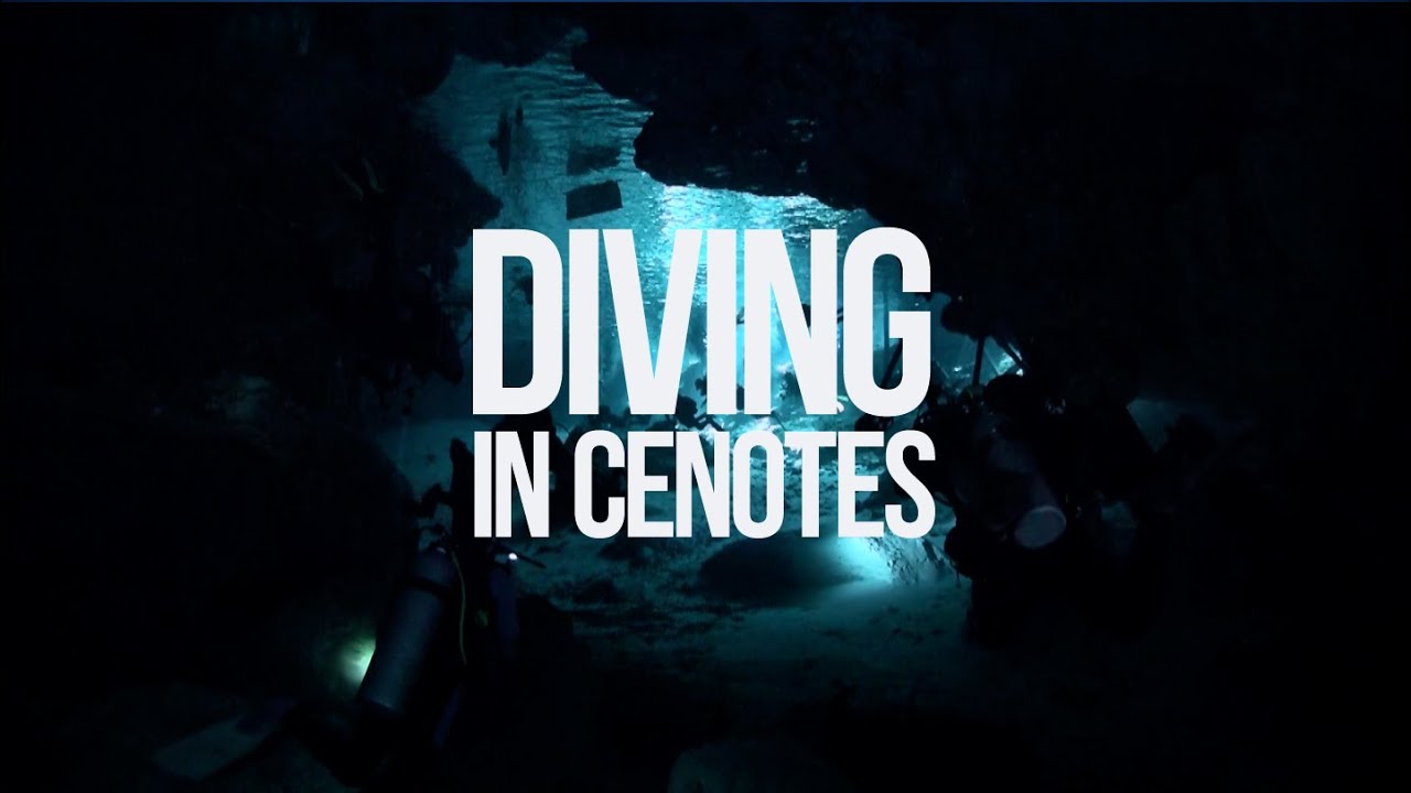 Diving in Cenotes Dos Ojos, Mexico