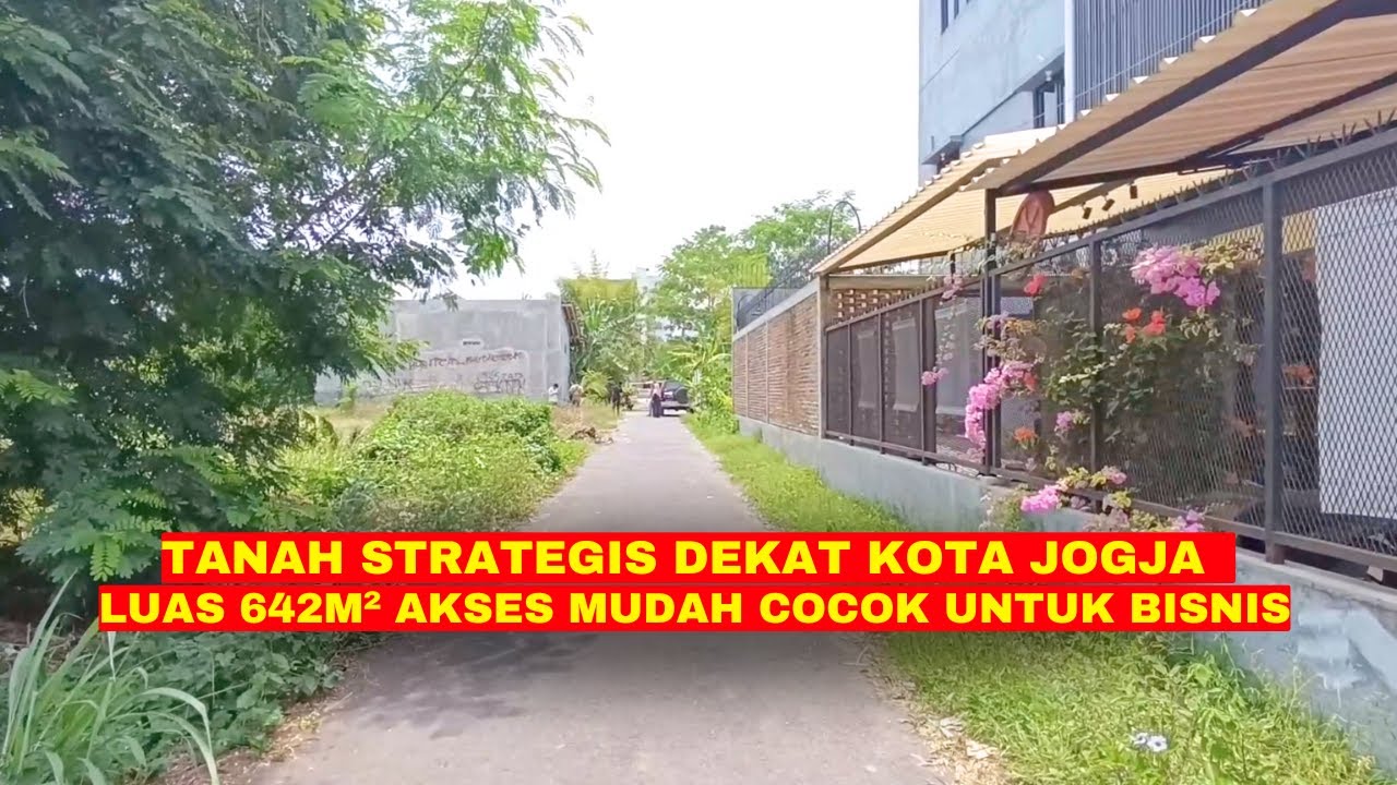 Dijual Tanah Dekat Kota Jogja, Sinduadi Sleman – 642 m², Lokasi Istimewa Akses Mudah