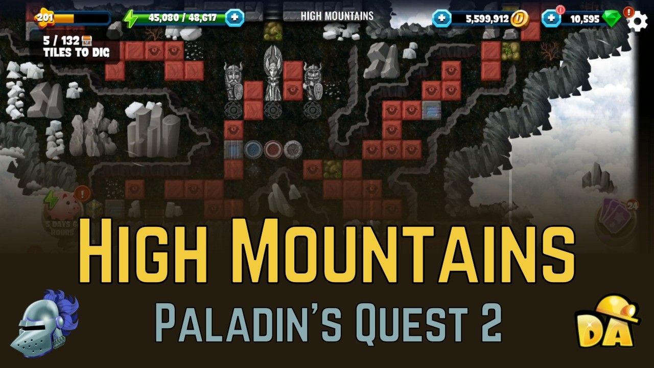 High Mountains - Paladin's Quest 2 - Diggy's Adventure