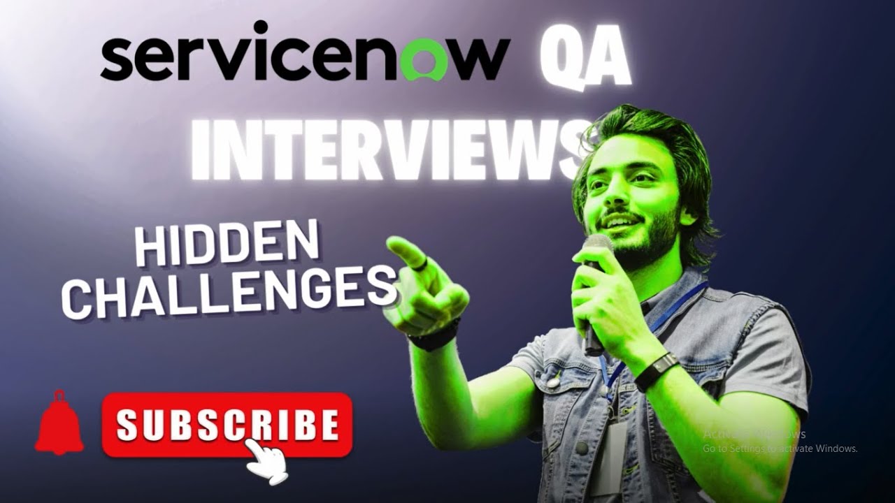 🔍 Hidden Challenges in ServiceNow QA Interviews!