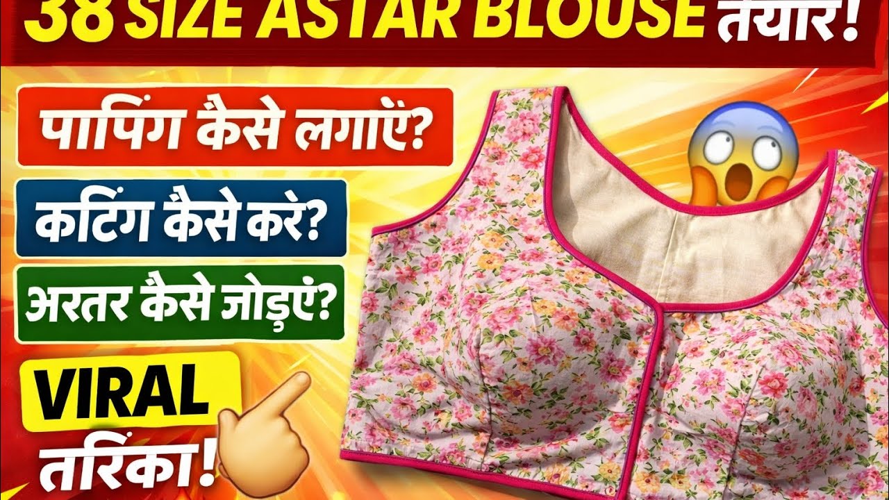 90% log galat silte hain blouse!😱 Aisi lagai double piping#fashion#trending 