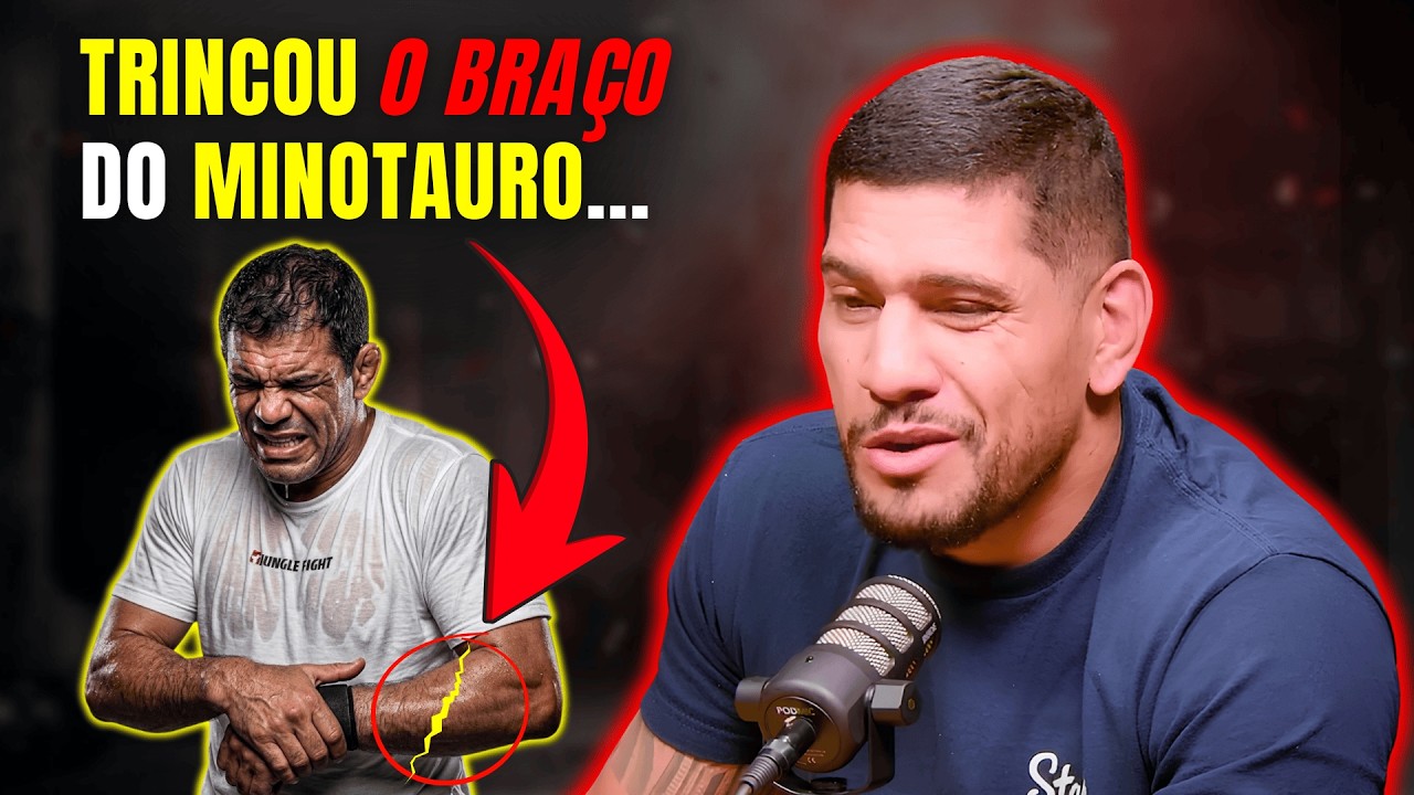 O CRUZADO do ALEX POATAN quase QUEBROU o braço do MINOTAURO!