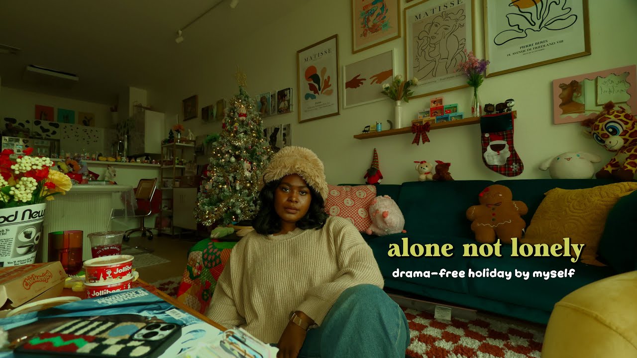 Christmas Alone (on purpose) 🎄 | an eldest daughter choosing peace & a cozy SOLO holiday