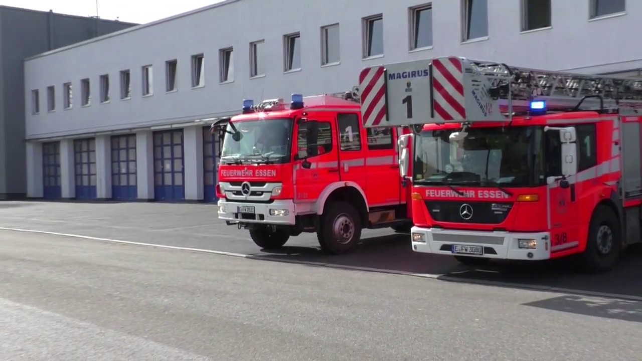 [Sonderfahrzeuge u.v.m] Einsatzfahrten Feuerwehr, Rettungsdienst & Polizei Essen (Zusammenschnitt)