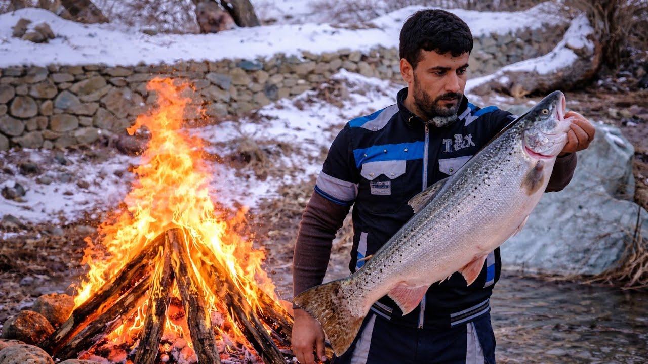 Fresh Fish from River to Fire! The Most Satisfying Cooking You'll See
