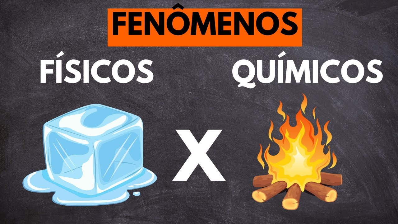 A DIFEREN&Ccedil;A ENTRE FEN&Ocirc;MENOS F&Iacute;SICOS E QU&Iacute;MICOS