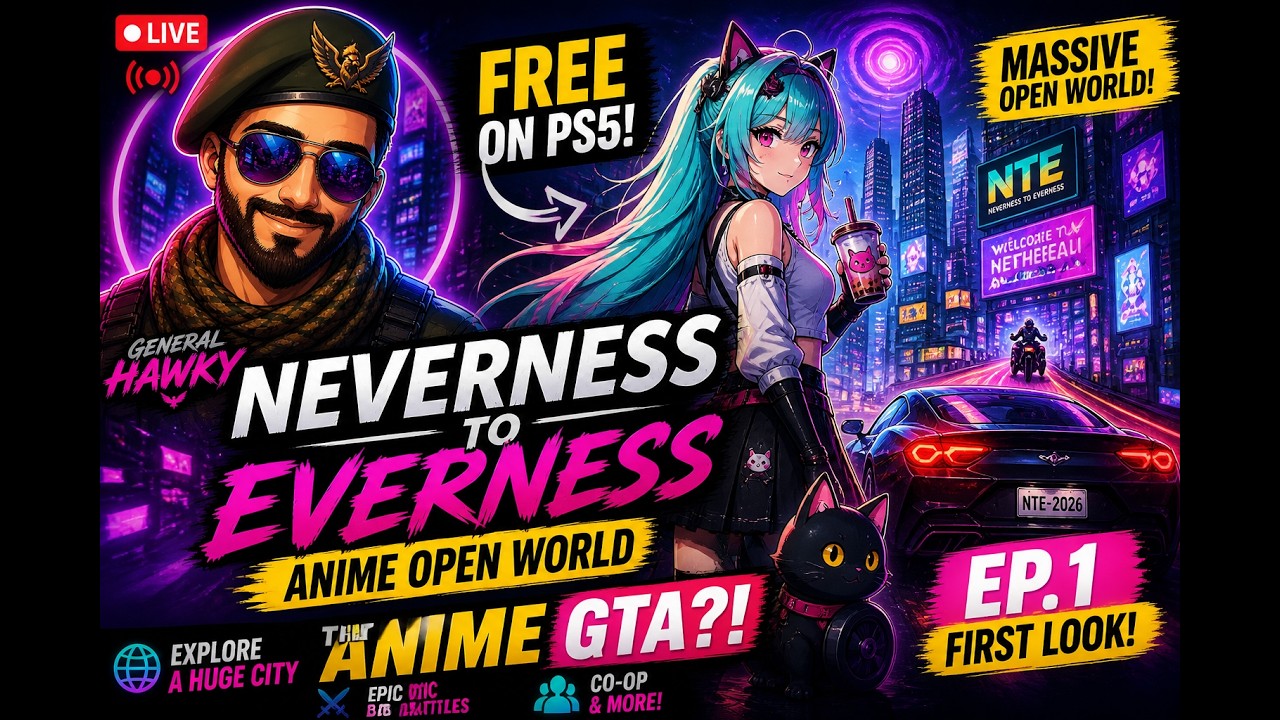 🔥 Neverness To Everness LIVE Gameplay | FREE Anime Open-World PS5 Game 😱 (Part 1)