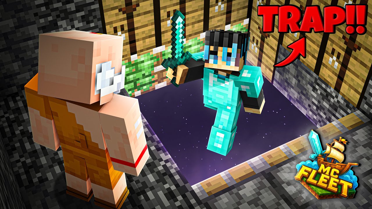 Trolling Random Players in @GamerFleet  Minecraft server ! #mcfleet