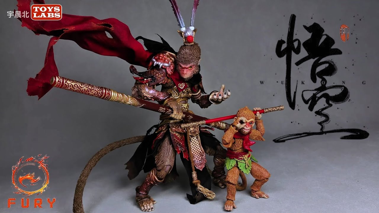 狂怒工作室“山海魔神录”战损版孙悟空 Fury toys journey to the west Sun wukong Battle damage Ver